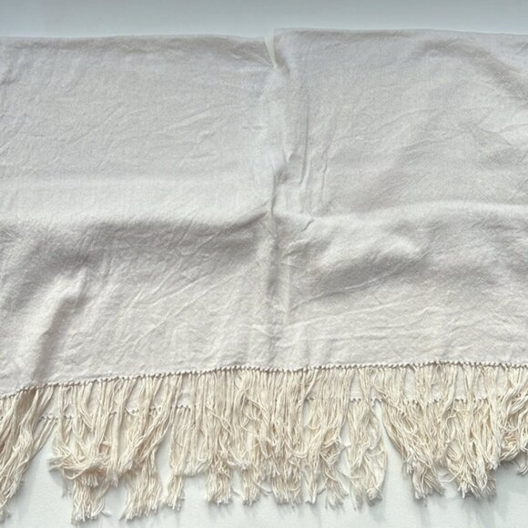 Apiece Apart New York V-Neck Fringe Poncho scandi neutral casual natural - Picture 8 of 8
